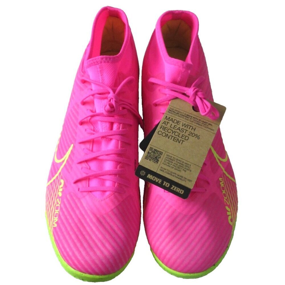 Nike Men's Zoom Superfly 9 Academy IC High Top Soccer Shoes Size 12 Pink Blast - Picture 3 of 5